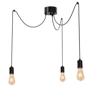 żyrandol Spindel black 3