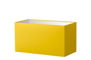 Abażur żółty prostokąt o średnicy 60 cm
