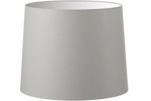Abażur jasno szary stożek 'R' o średnicy 25 cm