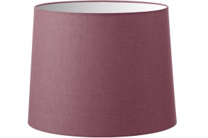 Abażur różowy len stożek 'R' o średnicy 25 cm