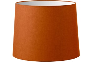 Abażur pomarańczowy len stożek 'R' o średnicy 25 cm