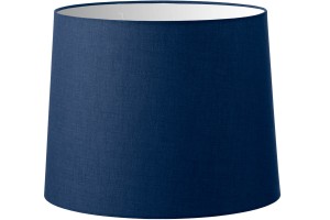 Abażur granatowy len stożek 'R' o średnicy 25 cm
