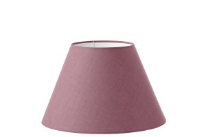 Abażur różowy len stożek 'S' o średnicy 20 cm
