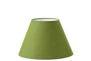 Abażur zielony len stożek 'S' o średnicy 20 cm