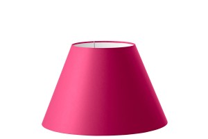 Abażur różowy stożek 'S' o średnicy 25 cm