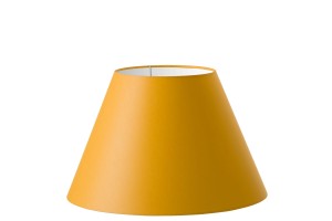Abażur żółty stożek 'S' o średnicy 35 cm