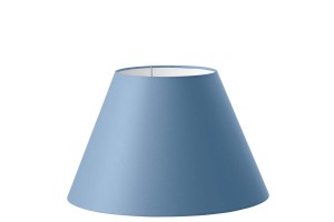 Abażur niebieski stożek 'S' o średnicy 35 cm