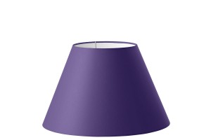 Abażur purpurowy stożek 'S' o średnicy 35 cm