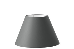 Abażur ciemno szary stożek 'S' o średnicy 35 cm