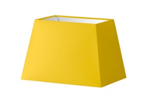 Abażur żółty trapez o średnicy 35 cm
