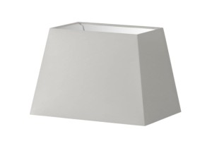Abażur jasno szary trapez o średnicy 35 cm