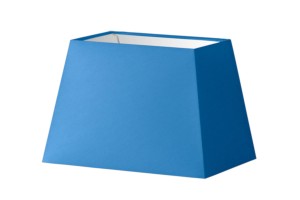 Abażur niebieski trapez o średnicy 35 cm