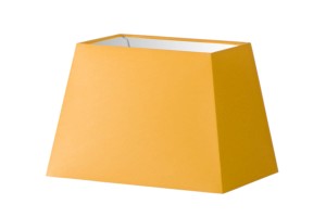 Abażur żółty trapez o średnicy 35 cm