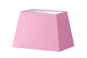 Abażur różowy trapez o średnicy 35 cm