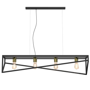 żyrandol Gote black/gold 4