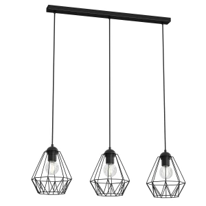 żyrandol Bergen line bar black 3