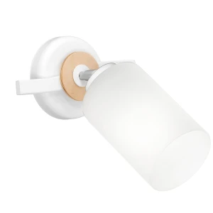 kinkiet Tokio white/wood 1