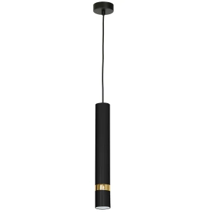 żyrandol Reno black/gold 1
