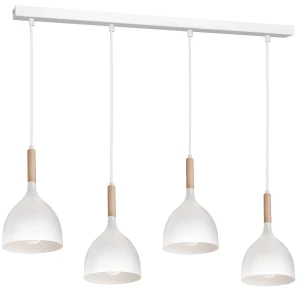 żyrandol line Noak wood white/natural wood 4