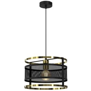 żyrandol Rim black/gold 1