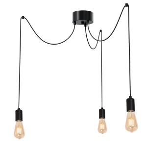 żyrandol Spindel black 3