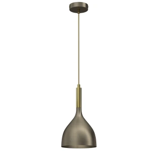 żyrandol Noak titanium gold/ shiny gold 1xE27