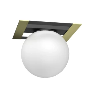 plafon Satelit black/gold 1xE27
