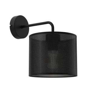 kinkiet Loft shade black, cylinder shade dia 180, h 150 black 1