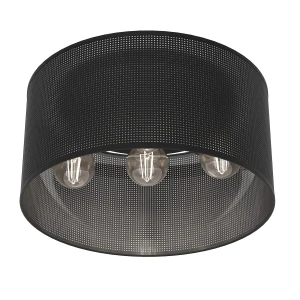 plafon Loft shade black, cylinder shade dia 400 h 200 black 3