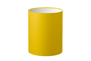Abażur żółty walec o średnicy 15 cm