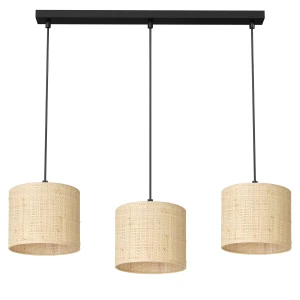 żyrandol listwa, Rattan cylinder shade dia 180, h 150 3