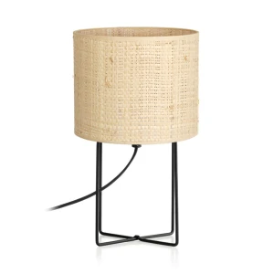 lampka gab. Rattan black, shade dia 180, h 150, 1xE27