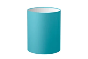 Abażur niebieski Aqua walec o średnicy 15 cm