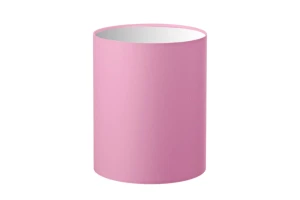 Abażur różowy walec o średnicy 15 cm