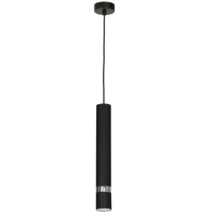 żyrandol Reno black/chrome 1