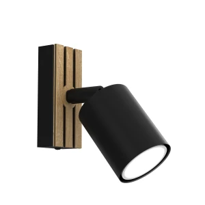 Spot Terra black/wood/black swivel 1