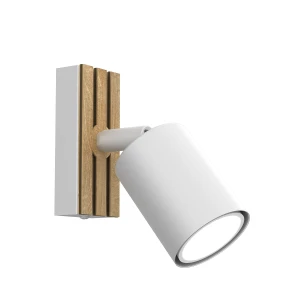 Spot Terra white/wood/white swivel 1