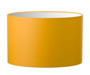 Abażur żółty walec o średnicy 40 cm