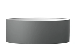 Abażur ciemno szary walec o średnicy 60 cm