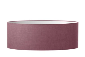 Abażur różowy len walec o średnicy 60 cm
