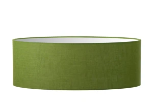 Abażur zielony len walec o średnicy 60 cm