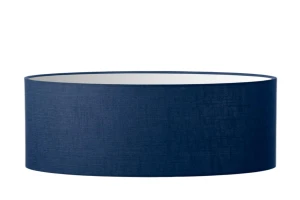 Abażur granatowy len walec o średnicy 60 cm