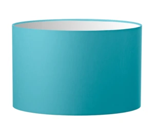 Abażur niebieski Aqua walec o średnicy 20 cm