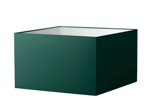 Abażur butelkowa zieleń kwadrat o średnicy 40 cm