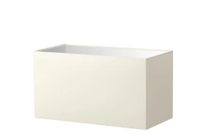 Abażur kremowy prostokąt o średnicy 40 cm