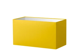 Abażur żółty prostokąt o średnicy 40 cm
