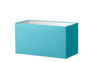 Abażur niebieski Aqua prostokąt o średnicy 40 cm