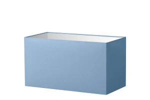 Abażur niebieski prostokąt o średnicy 40 cm