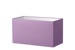 Abażur jasno fioletowy prostokąt o średnicy 60 cm