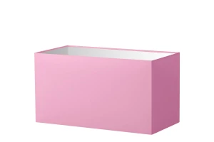 Abażur różowy prostokąt o średnicy 60 cm